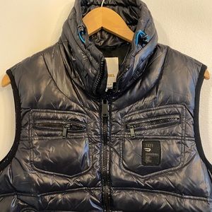 Diesel Men’s Warbo Puffer Down Full Zip Vest